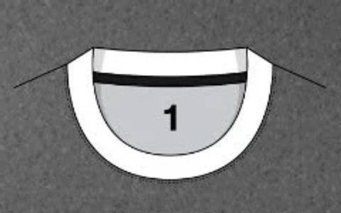 Kerah jersey O-Neck