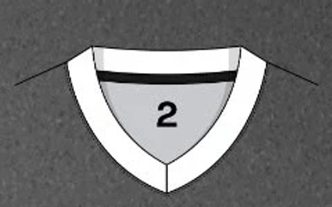 Kerah jersey V-Neck